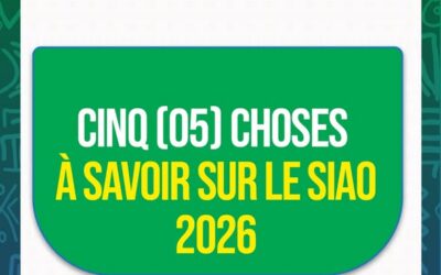 Cinq choses à savoir sur le SIAO 2026