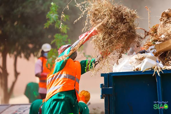 Opération SIAO propre avec Orange Burkina